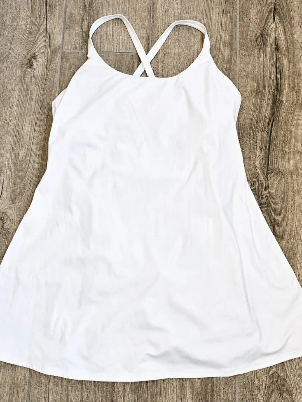Halara Backless Easy Peezy Active Dress White L - Picture 2 of 6